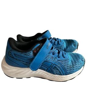 ASICS Pre Excite 9 Preschool Running Shoes‎ Size 11 Blue Velcro
